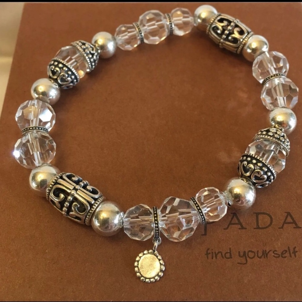 Silpada Glass Bead Sterling Silver Bracelet B2413 - Picture 6 of 15